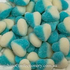 Lolliland SOUR Lollies Sour Blue Hearts 1kg