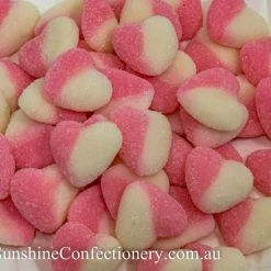Lolliland Sour Pink Hearts 1kg SOUR Lollies