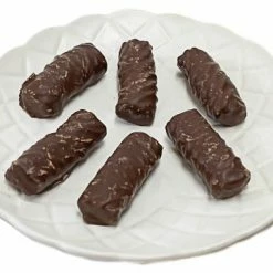 Ricci Licorice / Aniseed Black Licorice Short Twists Coated In Milk Chocolate