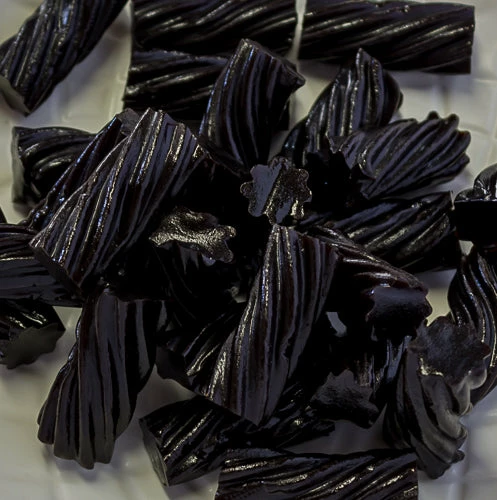 Ricci Black Licorice Short Twists Licorice / Aniseed