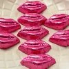 Chocolate Gems Chocolates - Milk, Dark & White Kisses - Milk Chocolate Lips In Pink Foil 5kg