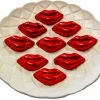 Chocolate Gems Kisses - Milk Chocolate Lips In Red Foil 400g