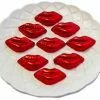 Chocolate Gems Kisses - Milk Chocolate Lips In Red Foil 5kg Chocolates - Milk, Dark & White
