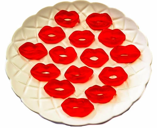 Lolliland Red Gummy Lips 1kg Jelly Lollies & Gummy Lollies