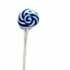 Designer Candy Lollipop Flat Handmade - Blue Swirl