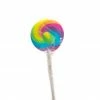 Rocky Rock Candy Company Lollipop Flat Handmade - Rainbow - 80g