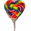 Lolliland Lollipop - Swirly Heart Rainbow - 85g
