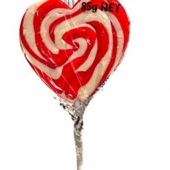 Lolliland Lollipops Lollipop - Swirly Heart Red - 85g