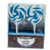 Lolliland Lollipops - Swirl Flat Pops Blue