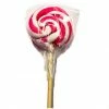 Designer Candy Lollipops Lollipop Handmade Flat - Pink Swirl
