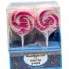 Lolliland Lollipops - Swirl Flat Pops Pink