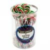 Lolliland Red, Green & White - Swirl Lollipops 24pcs