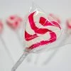 Lolliland Lollipops - Red & White Mini Heart Lollipop 8pc