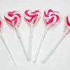 Lolliland Lollipops - Pink N White Mini Heart Lollipop 24pc