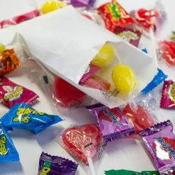 Sunshine Confectionery Outlet Lolly Bags White Paper Old Aussie Favourites & Classic Retro Lollies
