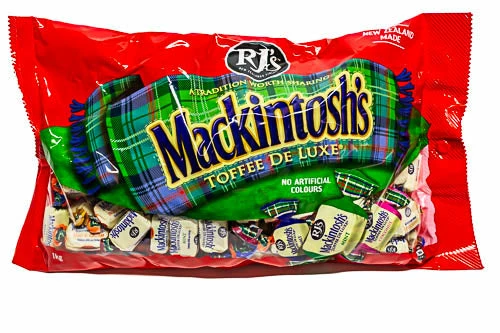 Allen's Mackintosh Toffees By RJ's 1kg Candy, LOLLIES & Confectionery