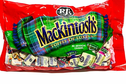 Allen's Mackintosh Toffees By RJ's 1kg Candy, LOLLIES & Confectionery