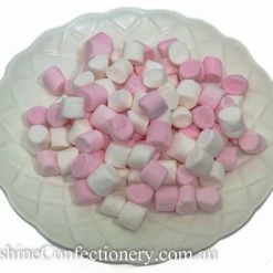 Prydes Confectionery Pink & White Mini Marshmallows 200g