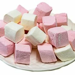 Prydes Confectionery Pink N White Cube Marshmallows 200g