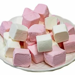 Prydes Confectionery Pink N White Cube Marshmallows 200g