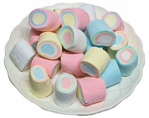 Lolliland Rainbow Marshmallow Tubes 400g