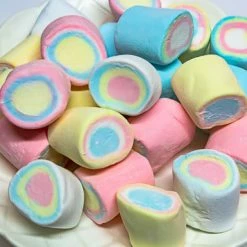 Lolliland Rainbow Marshmallow Tubes 400g