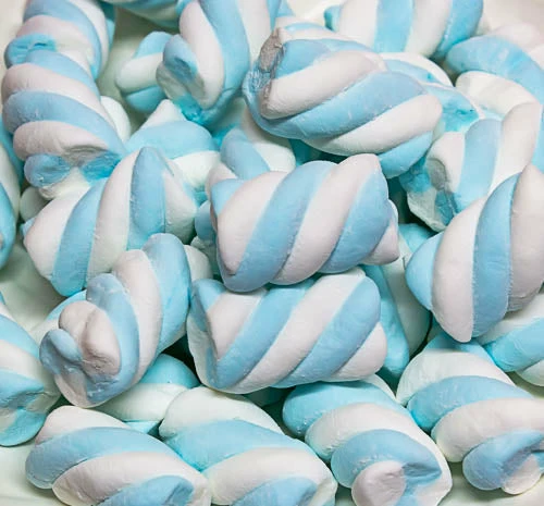 Lolliland GLUTEN Free Lollies Blue Marshmallow Twists 400g