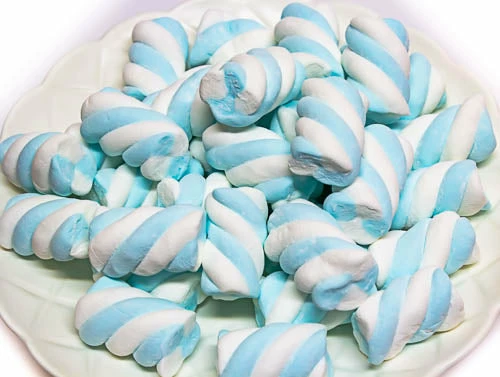 Lolliland GLUTEN Free Lollies Blue Marshmallow Twists 400g