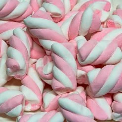 Lolliland GLUTEN Free Lollies Pink Marshmallow Twists 400g