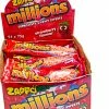 Sunshine Confectionery Candy, LOLLIES & Confectionery Zappo Millions Strawberry 75g Packet