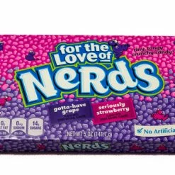 Wonka Nerds - Grape & Strawberry 141g Candy, LOLLIES & Confectionery