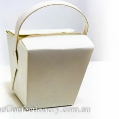 Sunshine Confectionery Noodle Box White, Small 10 Pack With Handle