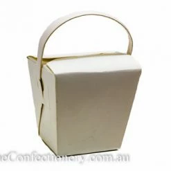 Sunshine Confectionery Noodle Box White, Small 10 Pack With Handle