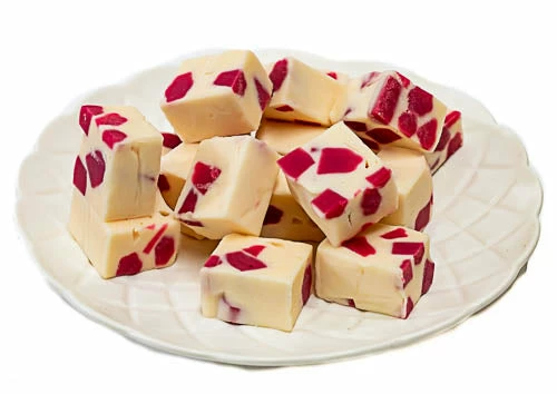 Pariya Raspberry Nougat Candy, LOLLIES & Confectionery