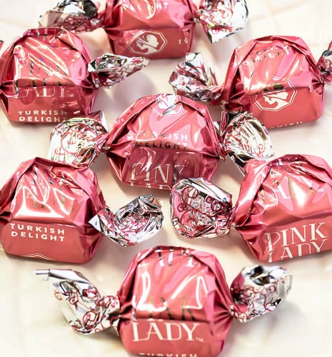 Fyna Confectionery Pink Lady Turkish Delight Chocolates Chocolates - Milk, Dark & White