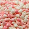 AIT Bulk Chocolate & Lollies Pink And White Hearts Candies 1kg