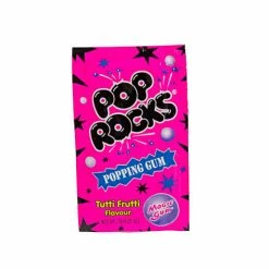 Candy, LOLLIES & Confectionery Pop Rocks Satchel - Bubble Gum - Tutti Frutti Flavour