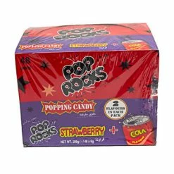 Sunshine Confectionery Pop Rocks Satchel - Twin (strawberry & Cola) Candy, LOLLIES & Confectionery