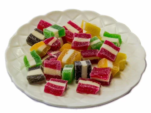 Kelly's Confectionery Jelly Lollies & Gummy Lollies Rainbow Jellies 130g
