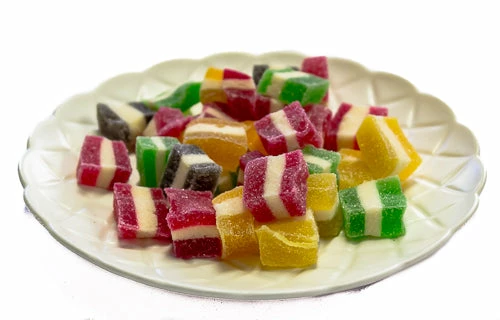 Kelly's Confectionery Jelly Lollies & Gummy Lollies Rainbow Jellies 130g