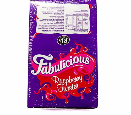 Sunshine Confectionery Outlet Raspberry Twisters - RJs 6kg CARTON Prices - Bulk