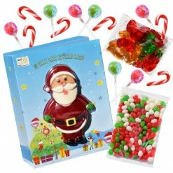 AIT Giant Gummy Santa With Mixed Candies Novelty Confectionery