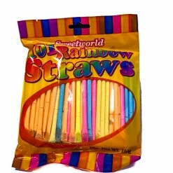 Sweetworld CHILDREN'S Party Lollies Sherbet Rainbow Straws