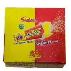Swizzels Snap And Crackle Box Of 60 Vegitarian Lollies
