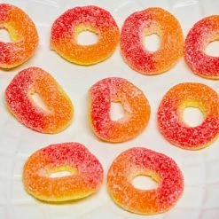 Lolliland SOUR Lollies Sour Peach Rings 1kg