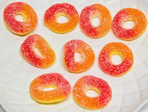 Lolliland SOUR Lollies Sour Peach Rings 1kg