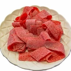 Fini SOUR Lollies Sour Strawberry Belts - Straps 150 Pcs Tub