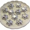 Chocolate Gems Chocolates - Milk, Dark & White Stars - Chocolate Foil Stars - Silver