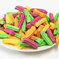 Cooks Confectionery Mini Fruit Sticks - Mixed Colours 500g