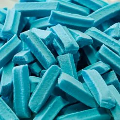 Cooks Confectionery Mini Fruit Sticks - Blue 480g Candy, LOLLIES & Confectionery